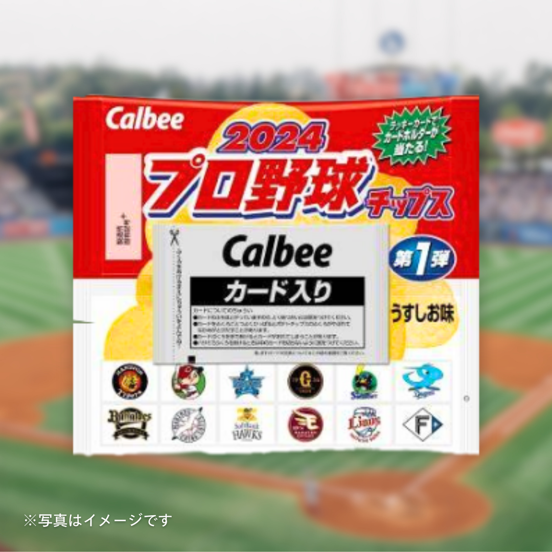 カルビー ２０２４プロ野球チップス［5個セットで注文可能］