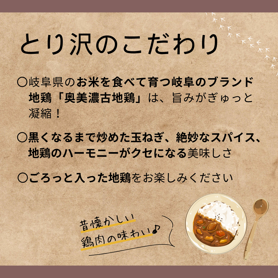 奥美濃古地鶏カレー